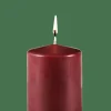 CASA PURE Candela Cilindrica Rosso Scuro- Candele
