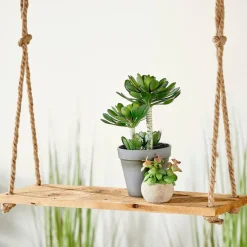 CASA RECYCLE Decorazione Da Appendere Naturale- Portavasi Sospesi