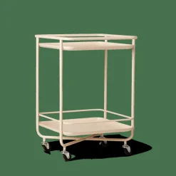 CASA REMUS Carrello Quadrato Sabbia Sabbia- Carrelli