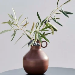 CASA RONDO Vaso Marrone Scuro- Vasi|Autunno