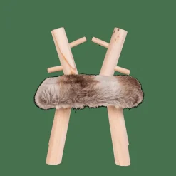 CASA RUDOLF Sgabello Naturale- Kids|Mobili Per Bambini