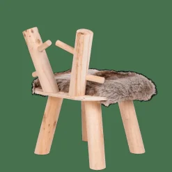 CASA RUDOLF Sgabello Naturale- Kids|Mobili Per Bambini