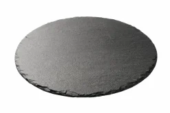 CASA SLATE Piatto Nero- Piatti