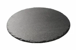CASA SLATE Piatto Nero- Piatti
