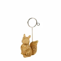 CASA SQUIRREL Soprammobile Dorato- Figurine Decorative|Autunno