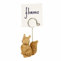 CASA SQUIRREL Soprammobile Dorato- Figurine Decorative|Autunno