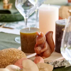 CASA SQUIRREL Candela Scoiattolo Marrone- Autunno|Candele