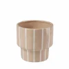 CASA STRIPES Vaso Da Fiori Sabbia- Vasi Di Fiori