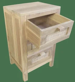 CASA TECK Armadio A 3 Cassetti Naturale- Cassettiere