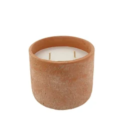 CASA TERRA Candela Da Esterno Terracotta- Candele Da Giardino