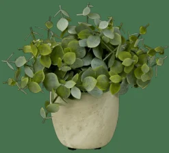 CASA TERRA Pianta In Vaso Bianco, Verde- Piante Artificiali