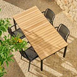CASA TIBO & NOMI Set Da Giardino Nero- Set Da Giardino