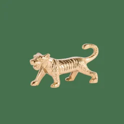 CASA TIGER Tigre Decorativa Dorato- Figurine Decorative