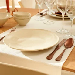 CASA TOKO SAND Piatto Beige- Piatti