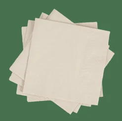 CASA UNI Set Di 20 Tovaglioli Beige- Tovaglioli