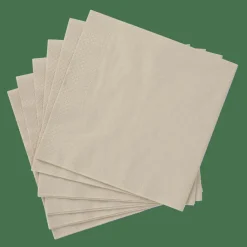 CASA UNI Set Di 20 Tovaglioli Beige- Tovaglioli