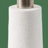CASA WHITE ELEGANCE Dispenser Per Sapone Bianco, Argentato- Accessori Da Lavandino