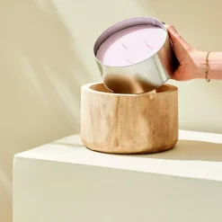 CASA WOOD Ricarica Candela Esterni Viola- Candele Da Giardino