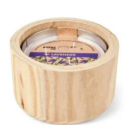CASA WOOD Ricarica Candela Esterni Viola- Candele Da Giardino