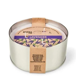 CASA WOOD Ricarica Candela Esterni Viola- Candele Da Giardino