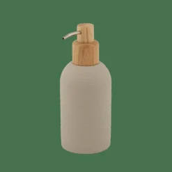 CASA YUKI Dispenser Per Sapone Naturale, Beige- Accessori Da Lavandino