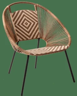 CASA YUMA Sedia Lounge Naturale- Sedie Lounge